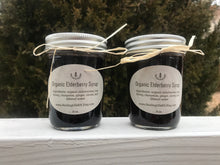 Load image into Gallery viewer, Organic Elderberry Syrup 8 oz half pint