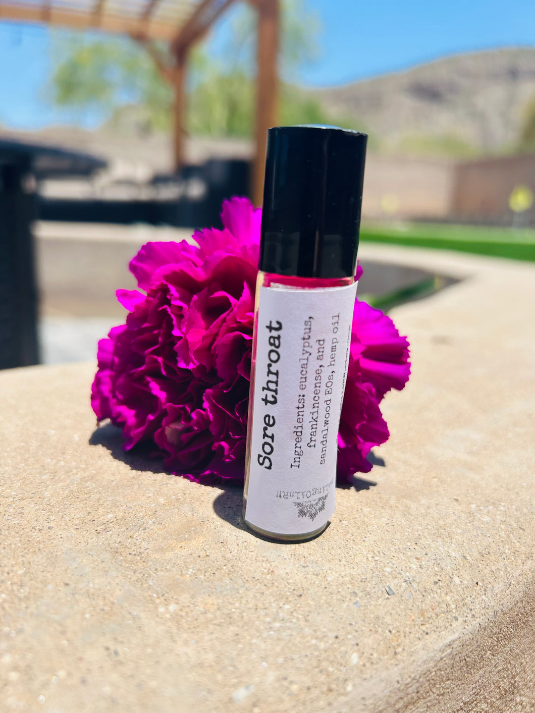 Sore Throat Essential Oil Topical Roller Roll-on Blend 10 ml HealingOilsRN