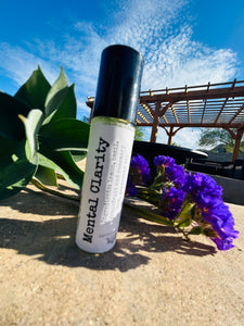 Mental Clarity Essential Oil Roller Roll-on Blend 10 ml HealingOilsRN
