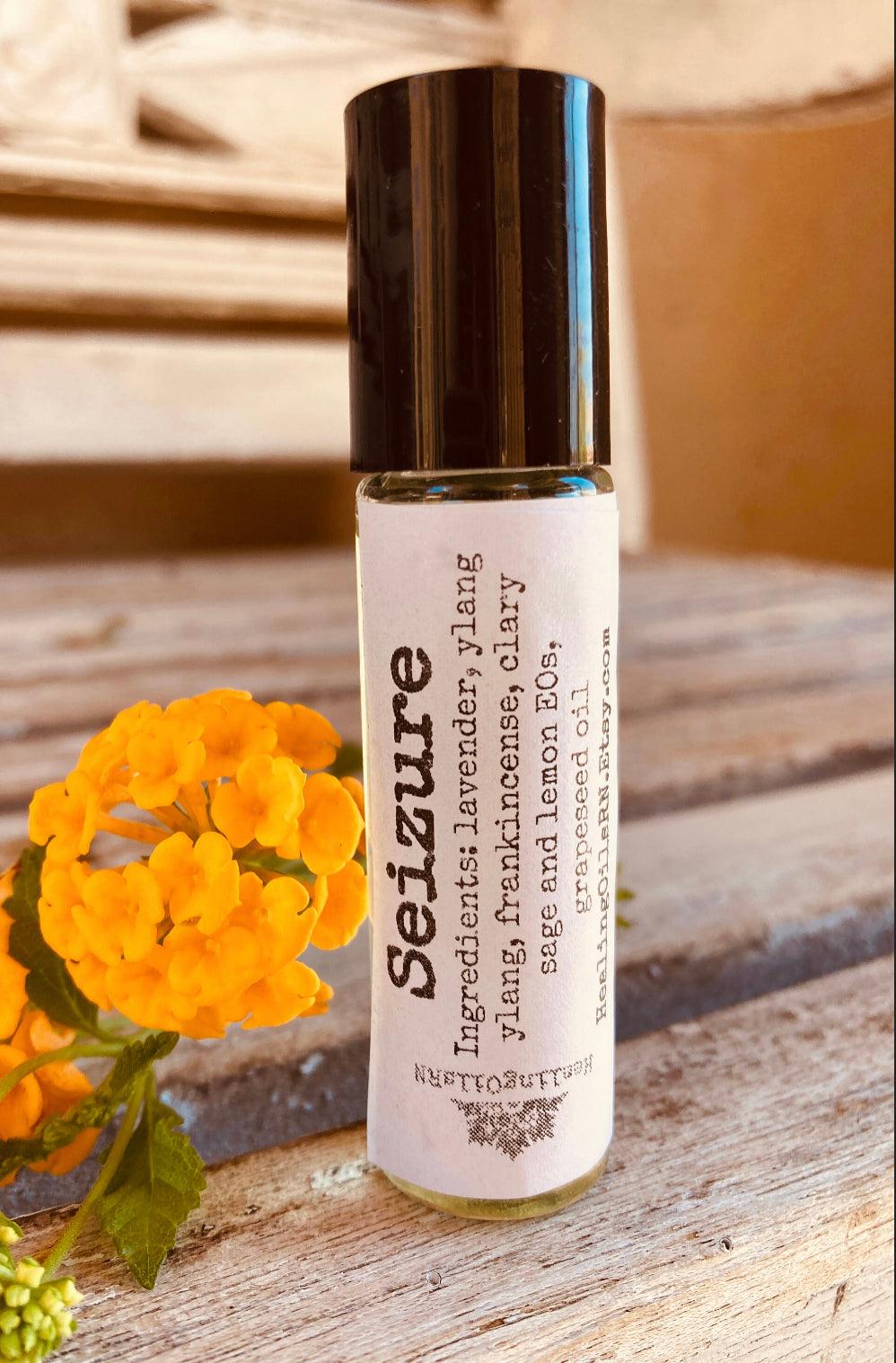 Seizure Essential Oil Roller Topical Roller 10 ml HealingOilsRN