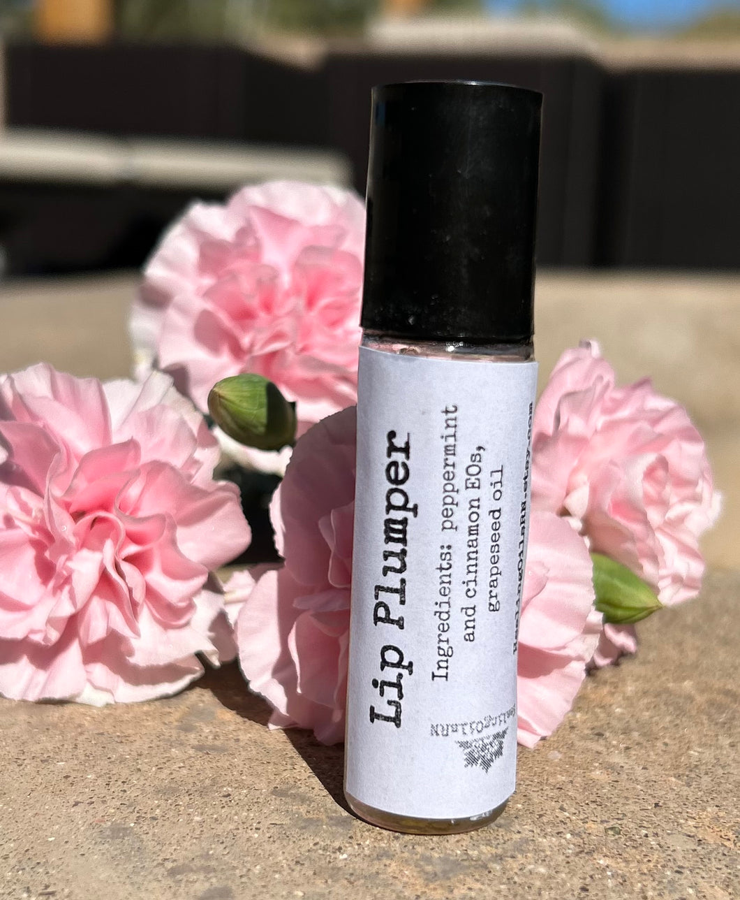 Lip Plumper Essential Oil Roller Roll-on organic and chemical free HealingOilsRN