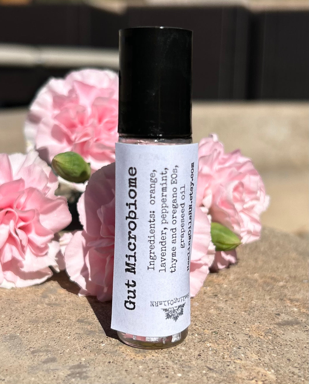 Gut Microbiome Boost Essential Oil Roller Topical Blend 10 ml HealingOilsRN