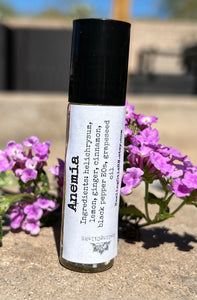 Anemia Essential Oil Roller Roll-on blend 10 ml organic HealingOilsRN
