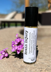 Traumatic Brain Injury (TBI) Essential Oil Roller topical roller blend 10 ml HealingOilsRN
