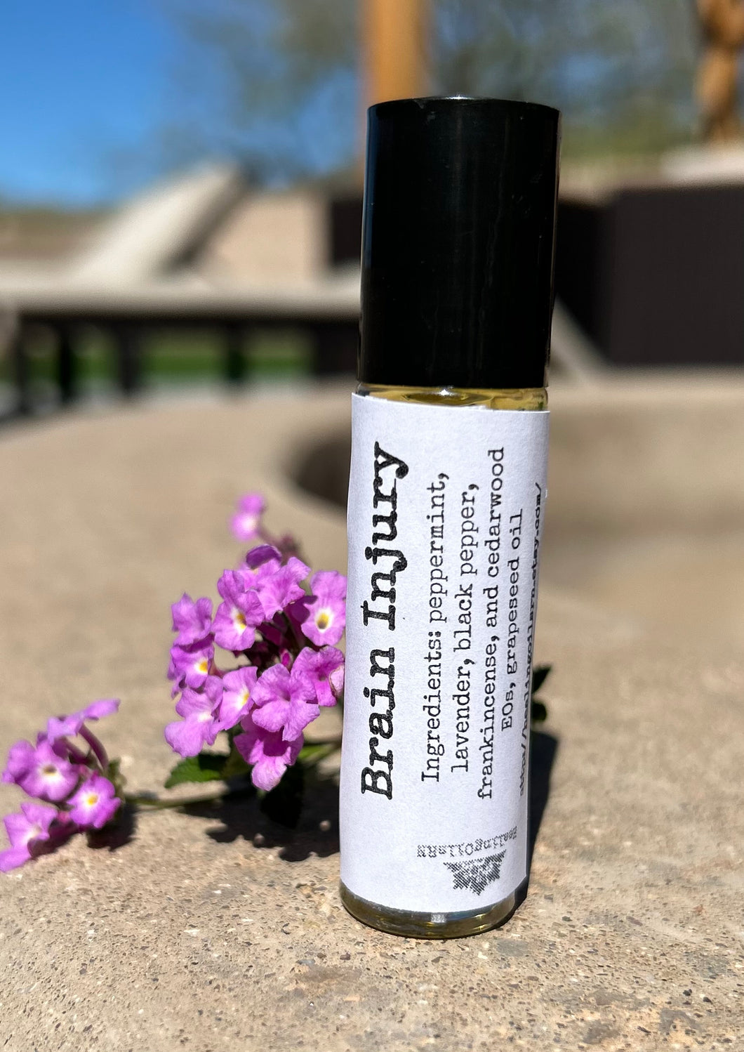 Traumatic Brain Injury (TBI) Essential Oil Roller topical roller blend 10 ml HealingOilsRN