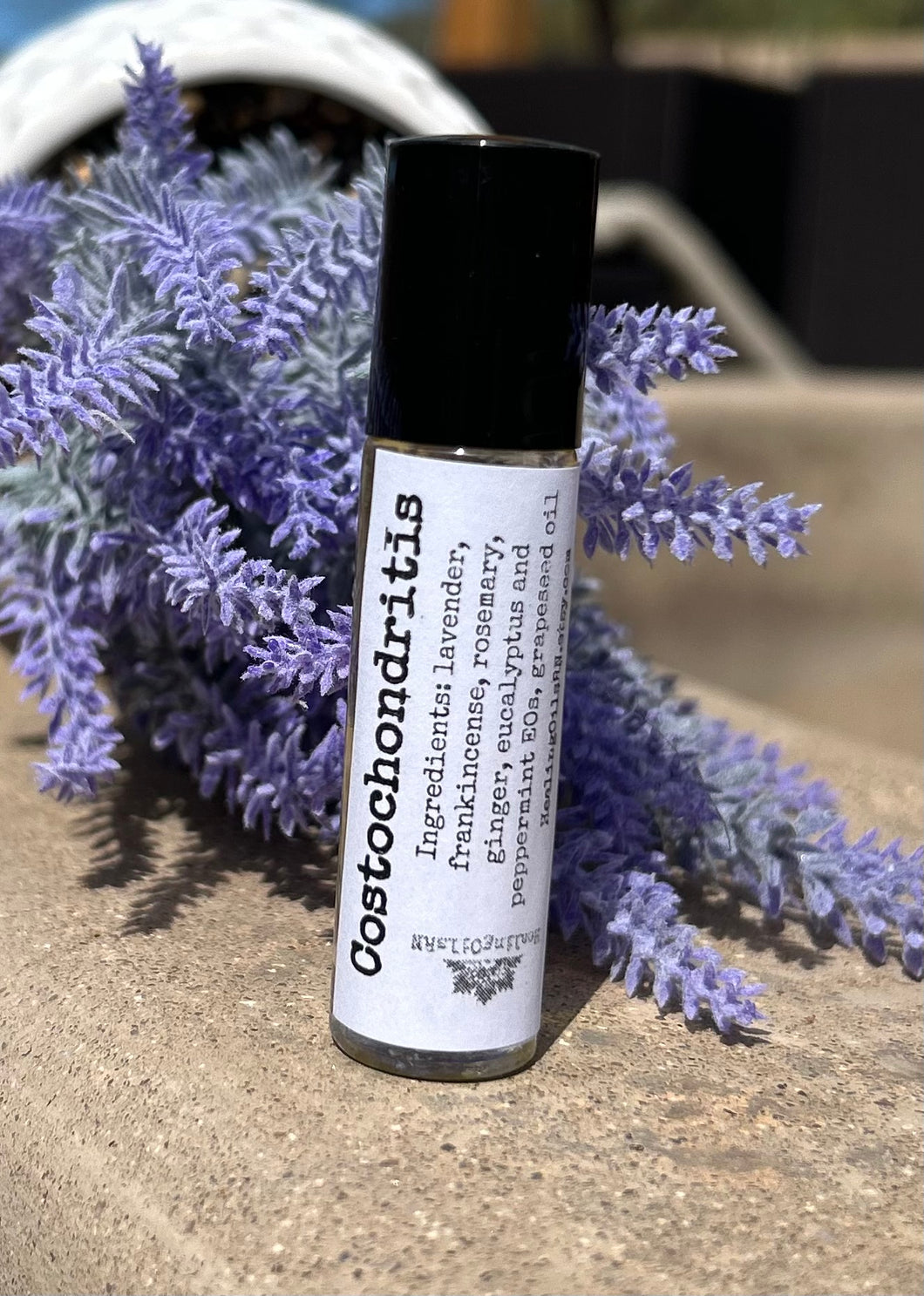 Costochondritis Essential Oil Roller topical roll-on blend HealingOilsRN 10 ml