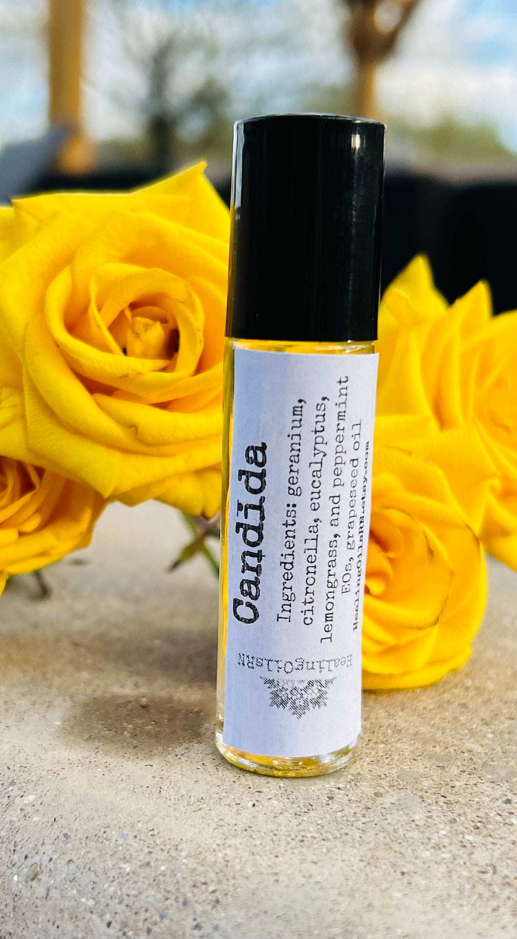 Candida Essential Oil Roller Roll-on Blend 10 ml HealingOilsRN