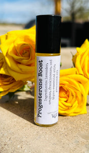Progesterone Boost Pregnancy Support Essential Oil Roller Roll-on Topical Blend 10 ml