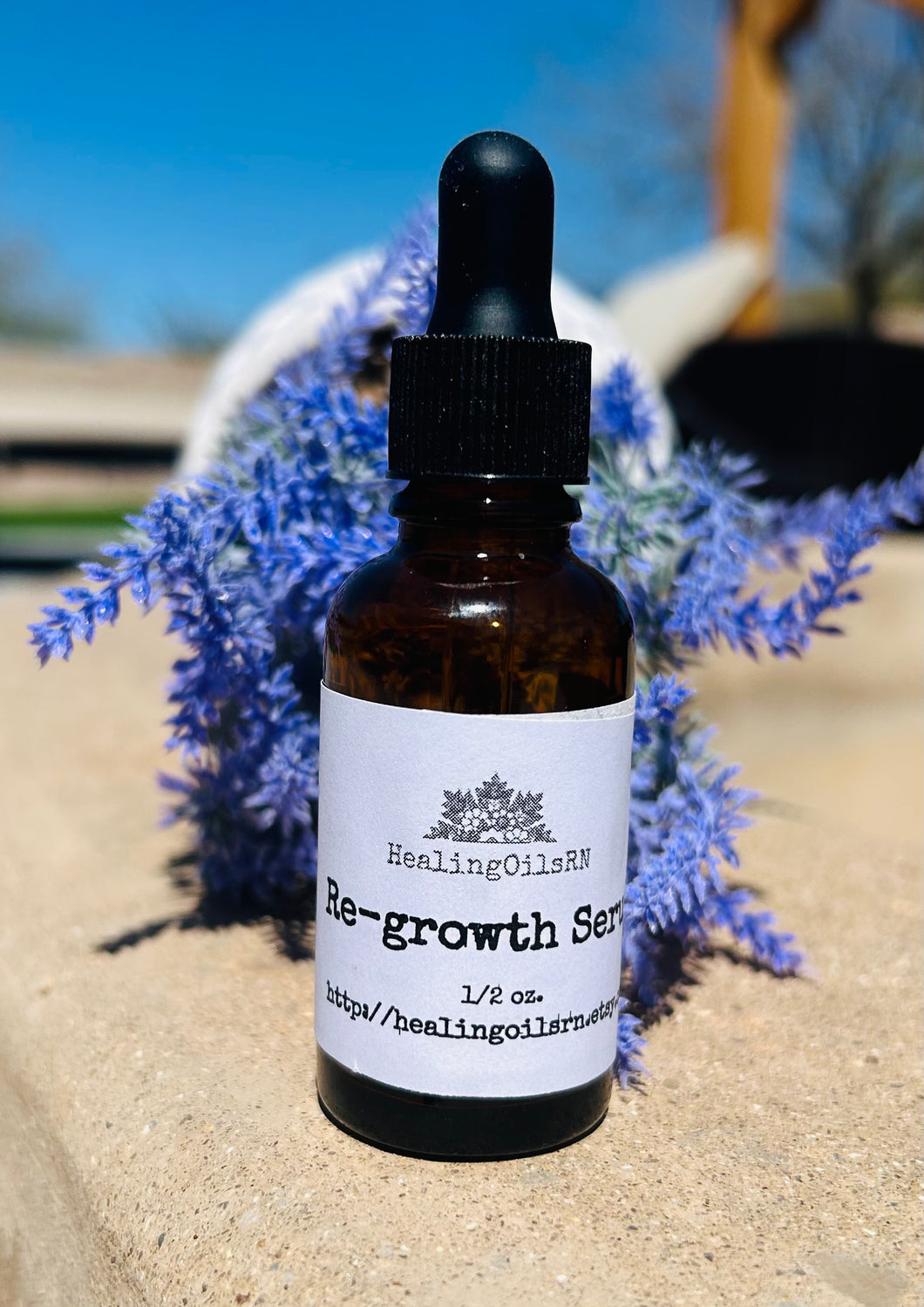 Re-growth hair serum all natural organic essential oil hair growth oil 15 ml 30 ml