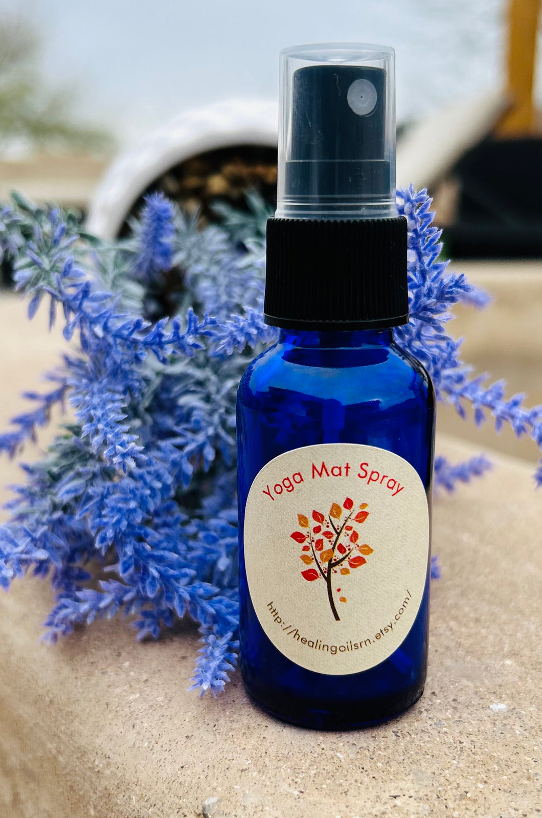 Yoga Mat Sanitizing Spray 1 oz and 2 oz Natural and Organic