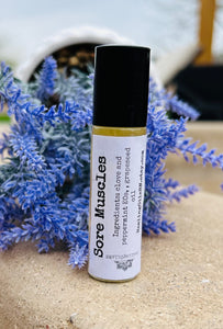 Sore Muscles Essential Oil Roller Roll-on Blend 10 ml
