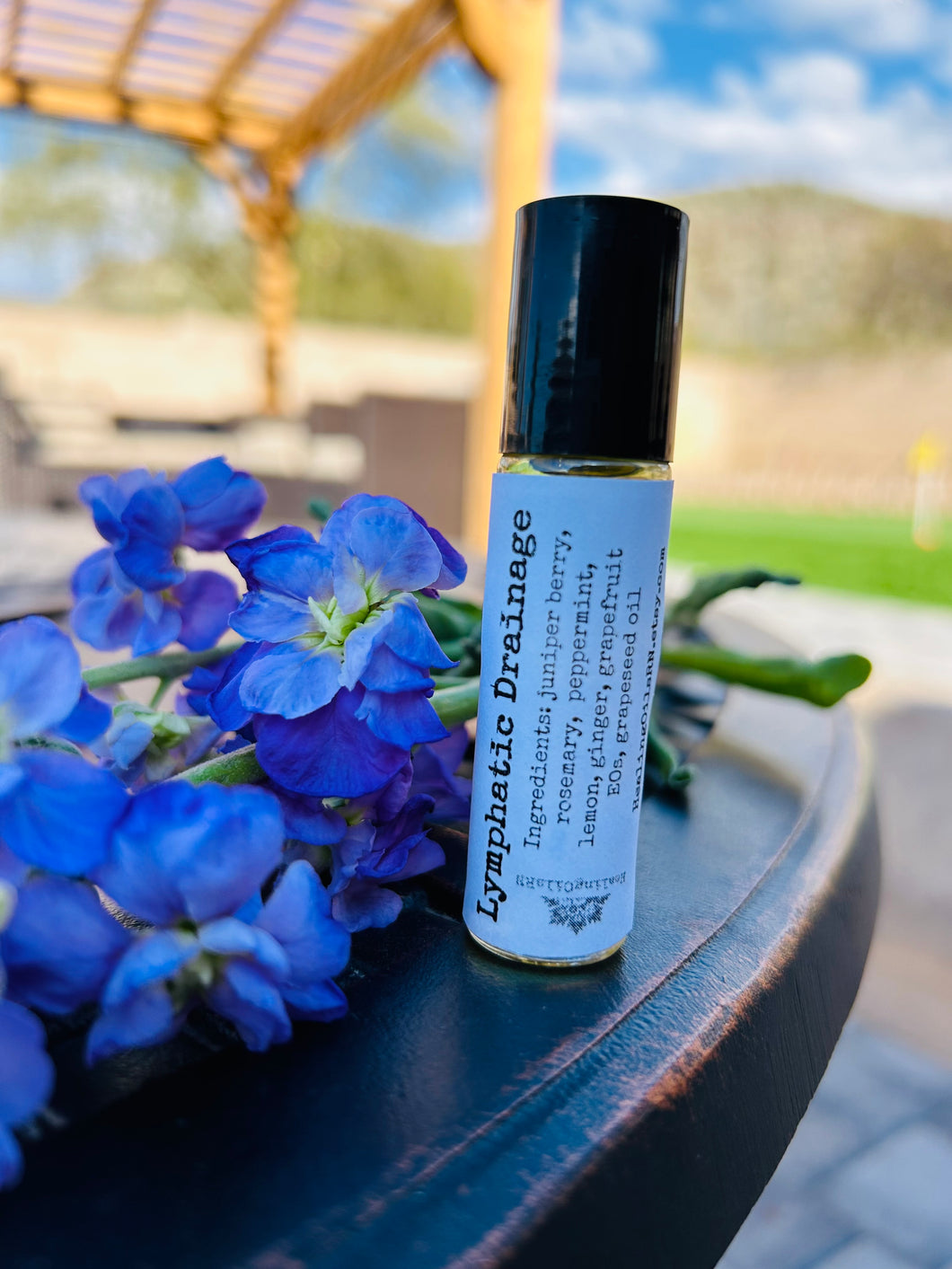 Lymphatic Drainage Essential Oil Roller Roll-on Topical Blend 10 ml HealingOilsRN