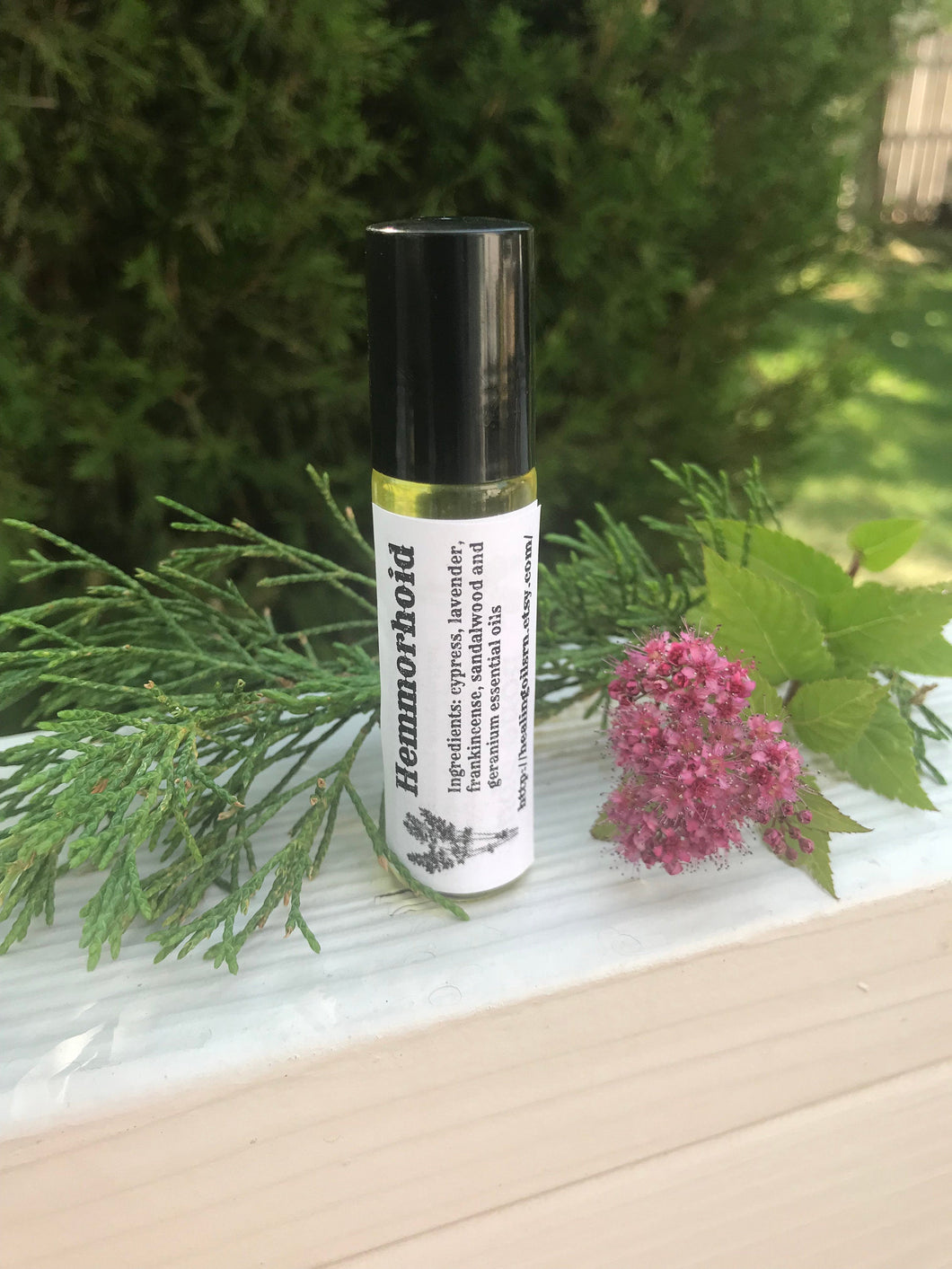 Hemorrhoid essential oil roller bottle blend 10ml