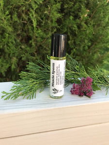 Muscle Spasm Essential Oil Roller bottle blend 10 ml