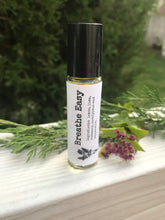 Load image into Gallery viewer, Breathe Easy Essential Oil Roller bottle Blend 100% organic 10ml
