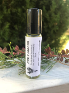 Hot Flashes Essential Oil Therapeutic Blend Roller 10 ml