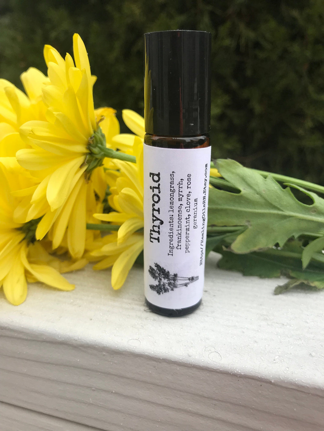 Thyroid Support Essential Oil Rollerbottle Blend Organic 10 ml