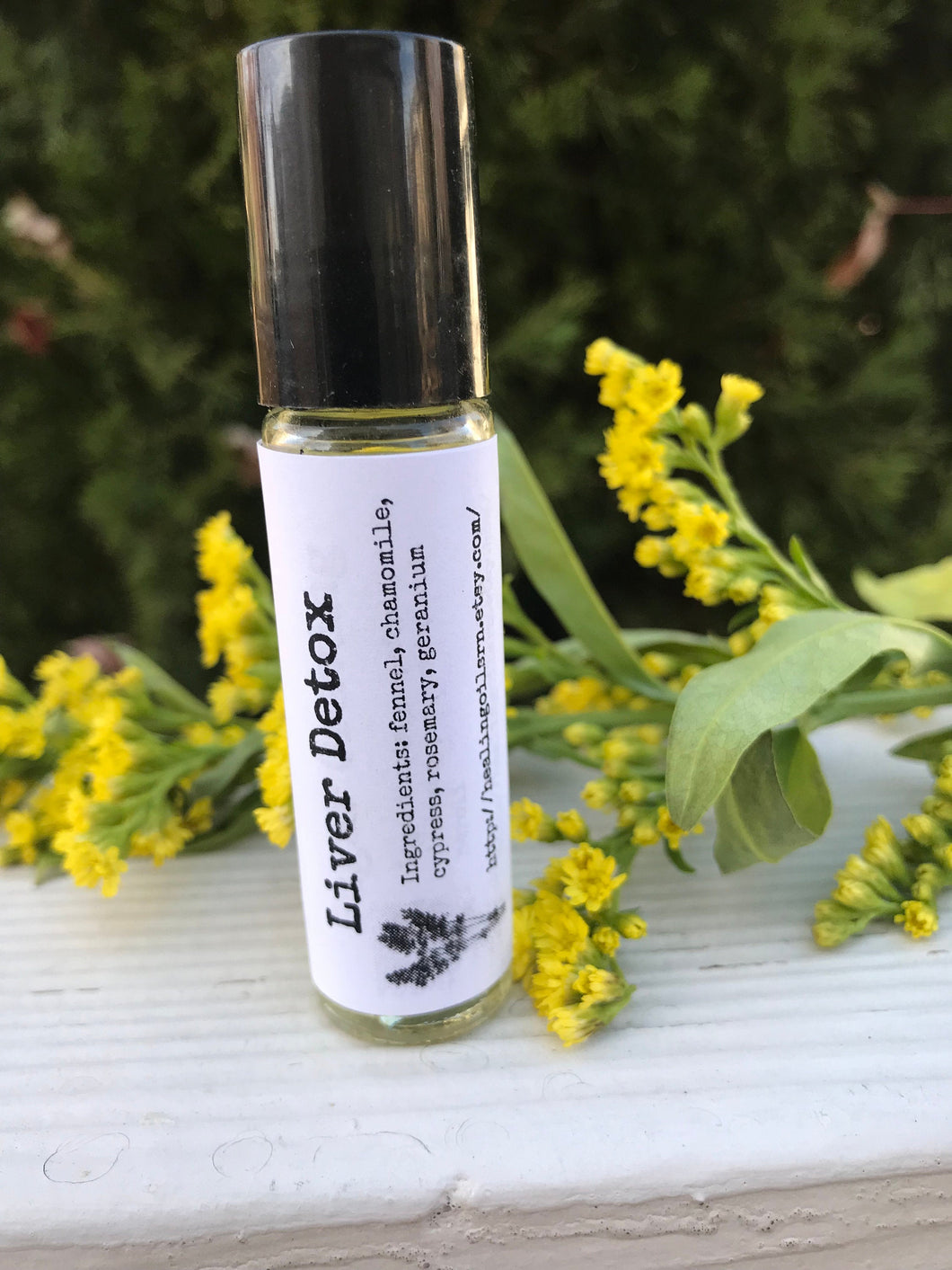 Liver Detox Essential Oil Roller Blend 10 ml Organic
