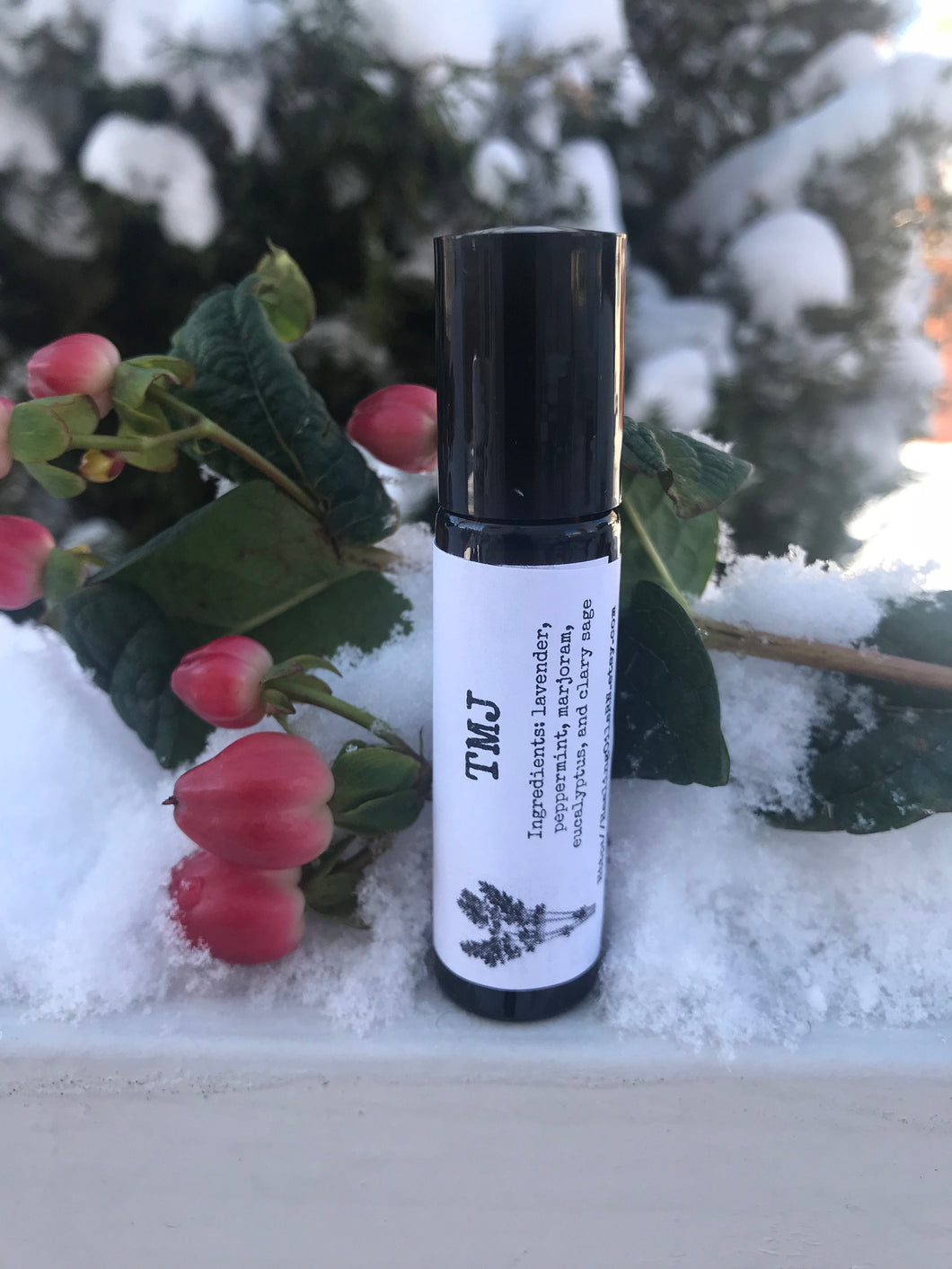 TMJ (Temporomandibular joint dysfunction) Essential Oil Rollerball 10 ml Organic