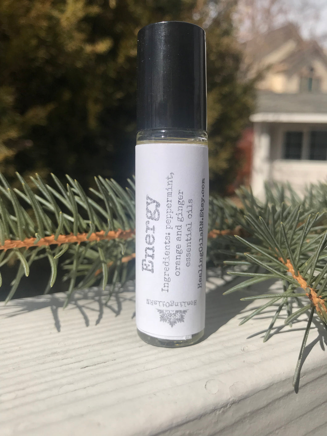 Energy Boost Essential Oil Roller Blend 10 ml Organic