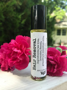 Natural Hair Remover Hirsutism Essential Oil Rollerbottle Roller Roll-on Blend 10 ml