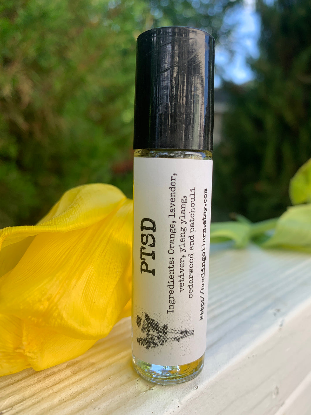 PTSD Post Traumatic Stress Disorder Essential Oil Roller Roll-on Blend 10 ml