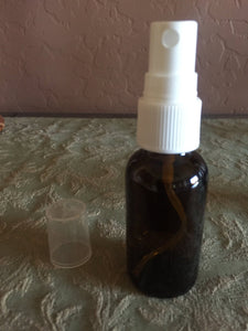 Natural Organic Deodorant Spray in amber bottle 1 oz